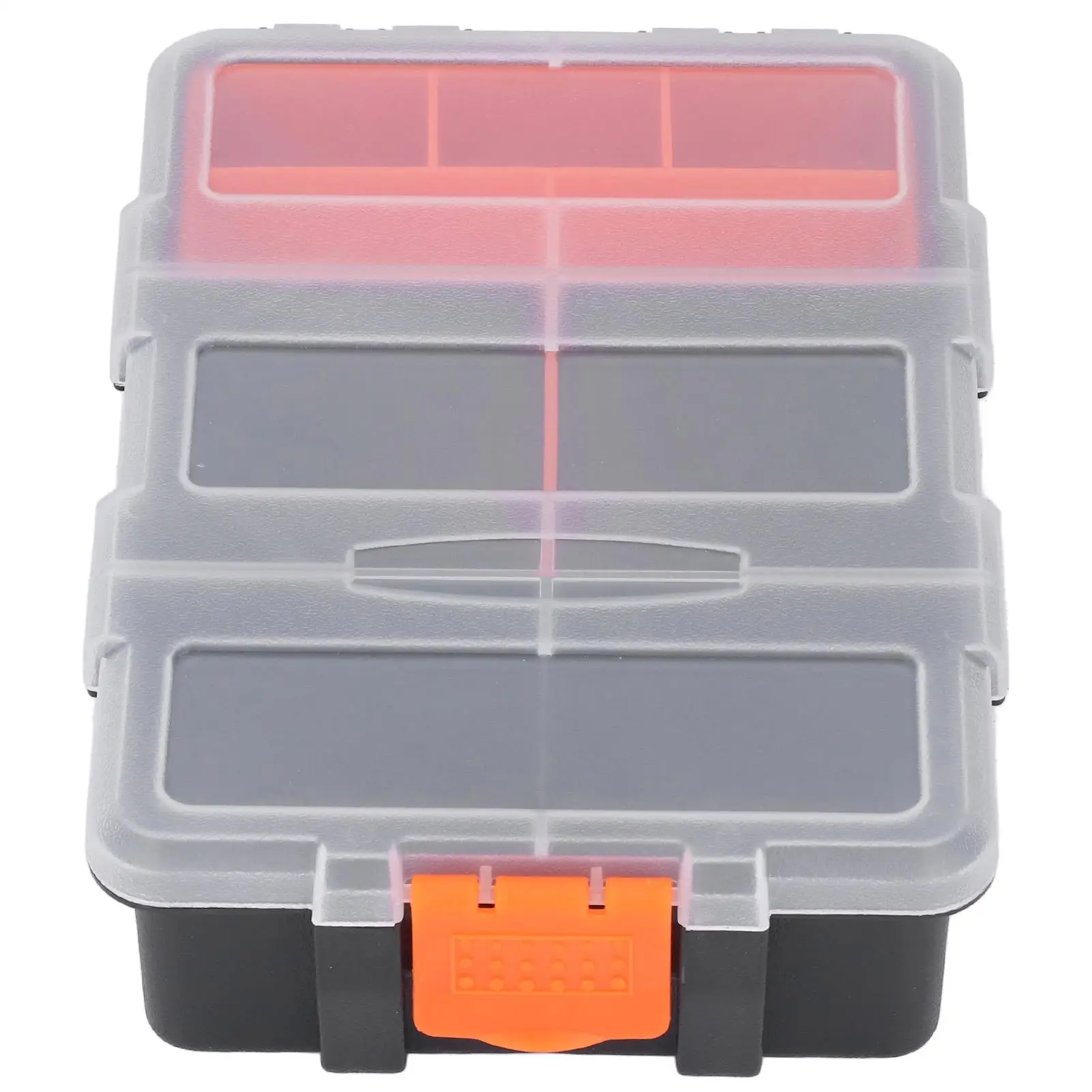 Transparent Grid Storage Box for hardware Tools Organize for household Parts