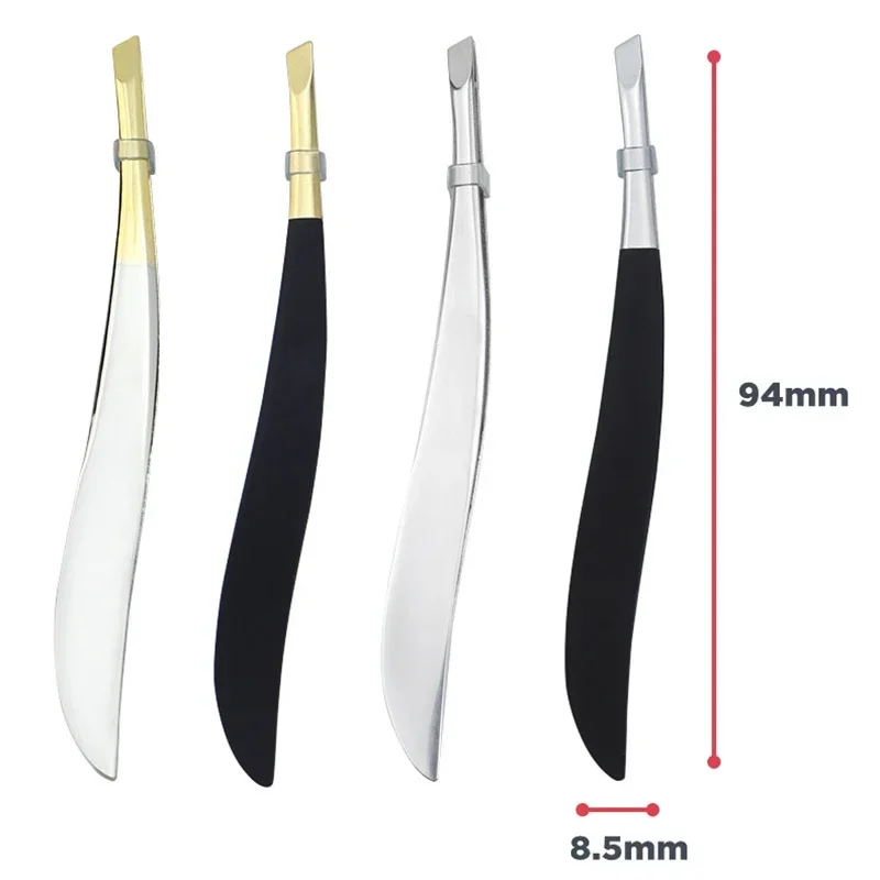 المهنية العين كليب الحاجب الحاجب الملقط 1 قطعة الفولاذ المقاوم للصدأ إزالة الشعر الذهب النساء أدوات ماكياج الجمال #6