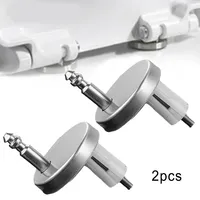 2 Pcs Toilet Lid Hinge Universal Stainless Steel Screw Toilet Accessories Fixing Bolts 45mm 55mm 60mm Silver Basthroom Parts