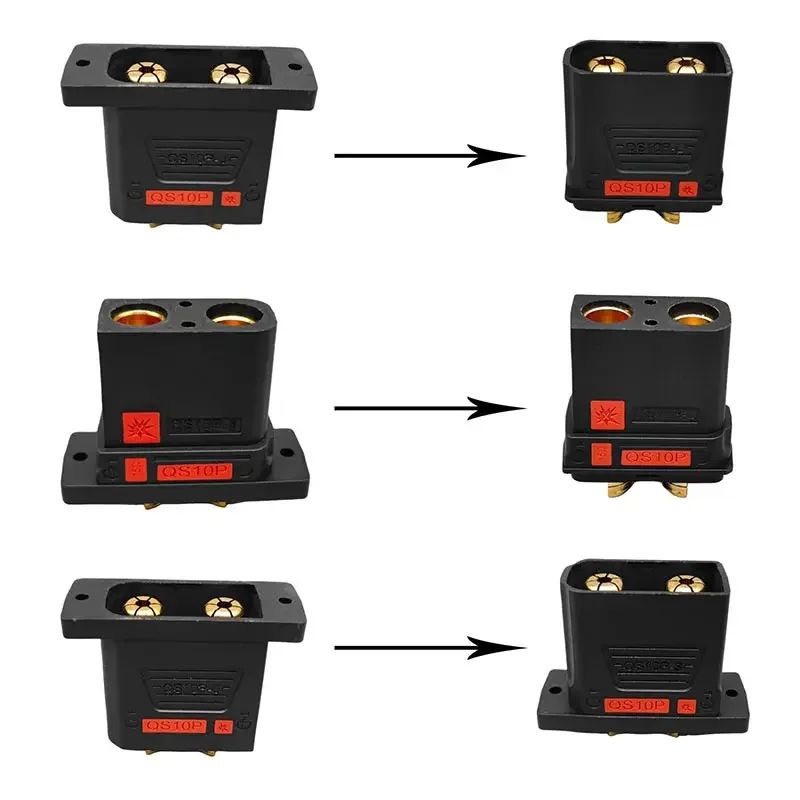 210A QS10 maschio femmina spina della batteria connettore della batteria del veicolo elettrico Anti-accensione connettori di ricarica di