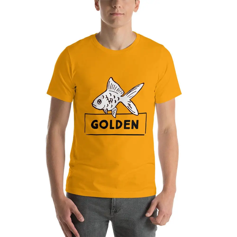 Golden Goldfish Shirt Aquarium Aquarist Short-sleeve