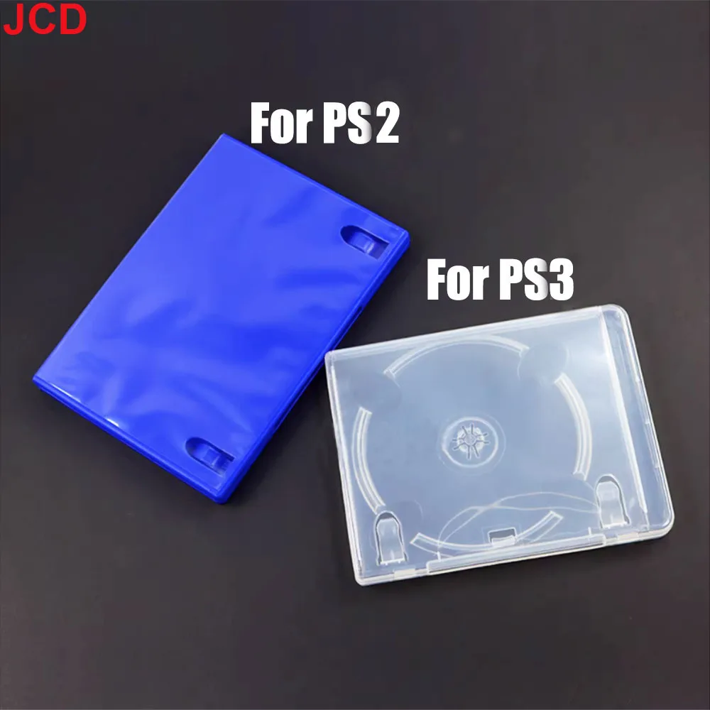 

JCD 1pcs CD DVD Disc Plastic Case Capacity CD Storage Box For PS3 PS2 Protective Shell Accessories