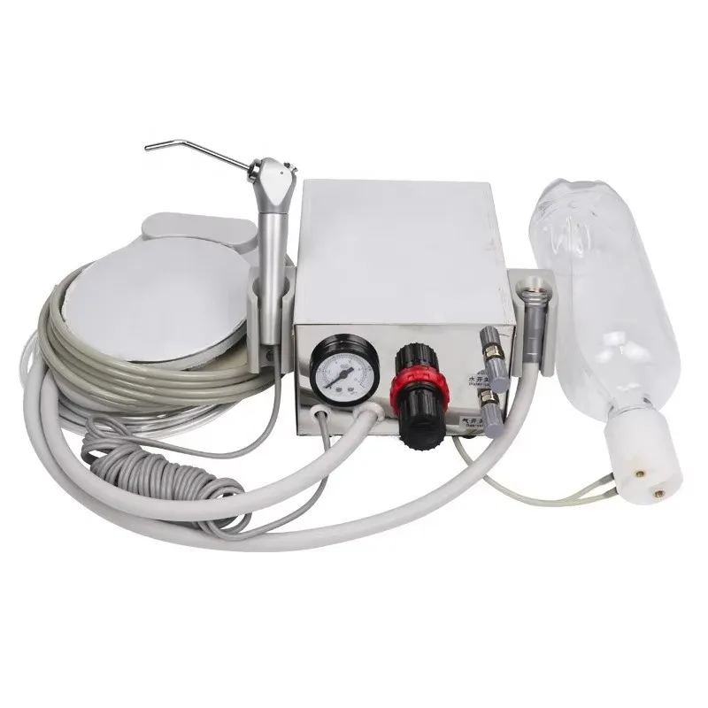 

Dental Equipment 2/4 Holes Portable Dental Turbine Unit for Sale