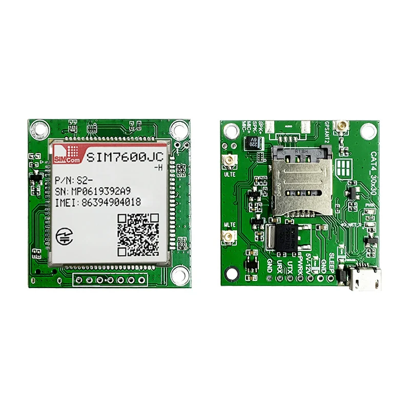 Original SIM7600JC-H Single-row needle Core Board Modem With Antenna SIMCOM 4G LTE Cat4 Module Support GNSS breakout kit for Jap