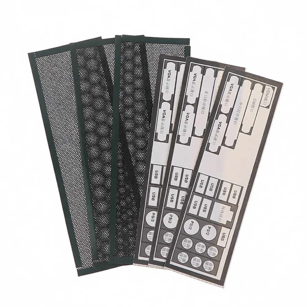 Computer Desktop Host Rear IO Plate Universal Shield Mainboard Interface Backplate Chassis Cover Dustproof Computer Accessories