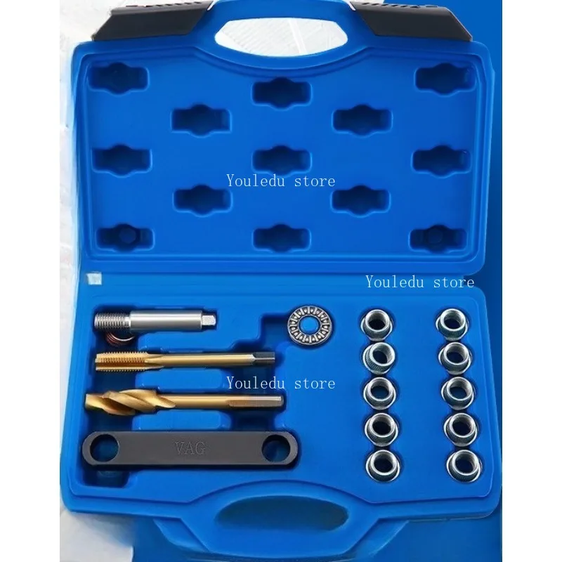

Suitable for Brake thread repair tool set, brake caliper thread repair, caliper thread repair set M12X1.5MM