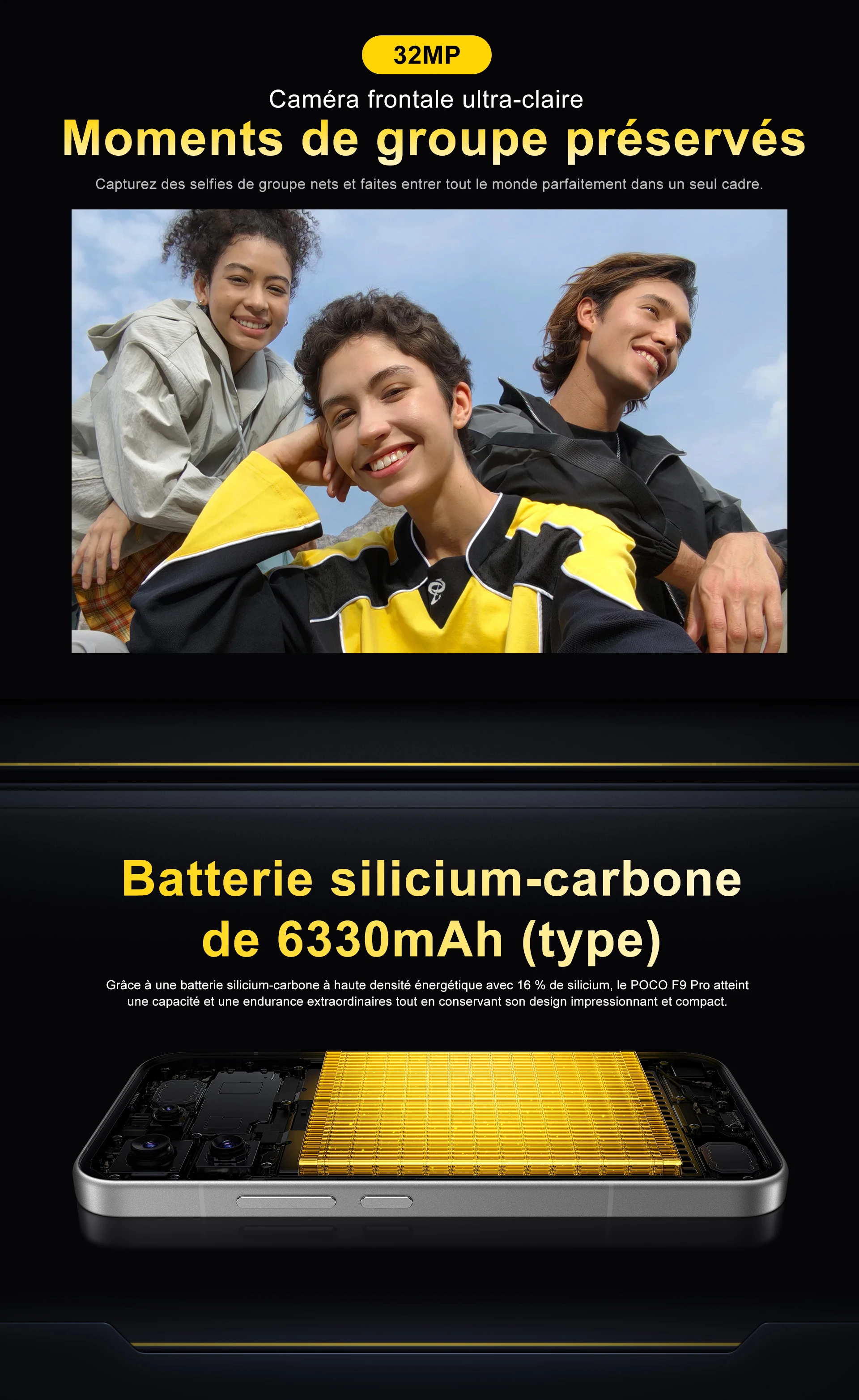 Global Version POCO F9 Pro 5G Smartphone Snapdragon® 8 Elite Gen 5 V Series 6.59' 185Hz Ultra-bright AMOLED Display 6330mAh (Typ) Battery 100W HyperCharge NFC IP68