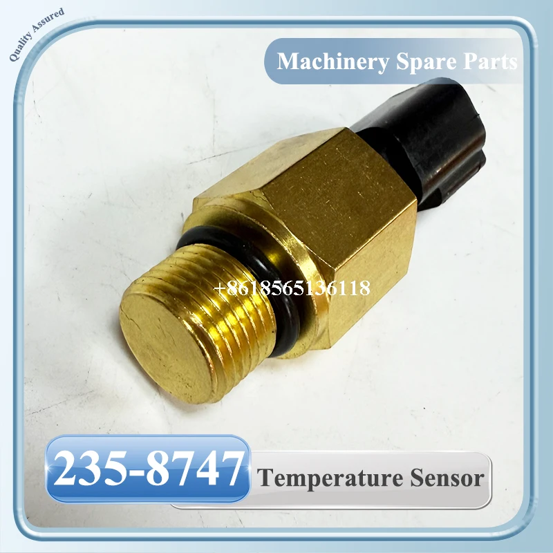 235-8747 2358747 Water Temperature Sensor for 3054C C4.4 Excavator Accessories Construction Machinery Parts view 3