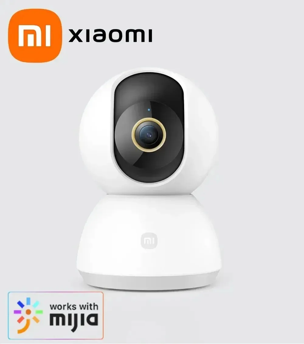 Xiaomi 360° Smart Home Security Camera Mi PTZ 2K Webcam 1296P 3 Megapixel AI Human Detection Night Vision Webcam Work With Mijia