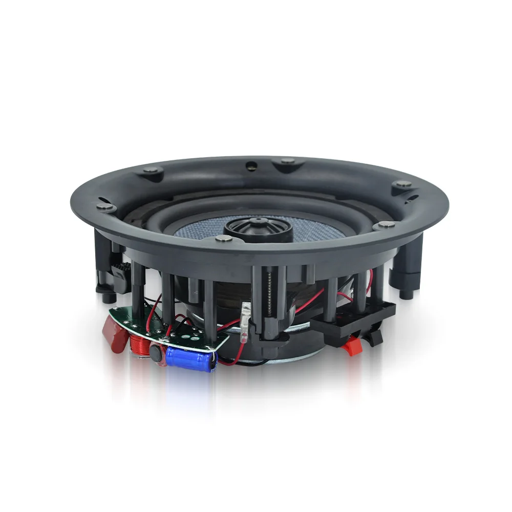 Coaxiale plafondluidspreker 6,5 inch stereoluidspreker Home Theater Geluidssysteem Krachtig 40W openbaar adres voor residentieel hotel