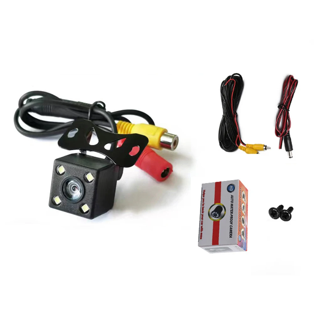 IP68 Waterproof Camera Reversing Camera Quick Installation Seismic Strength Wear-resistant Black Parking Safety