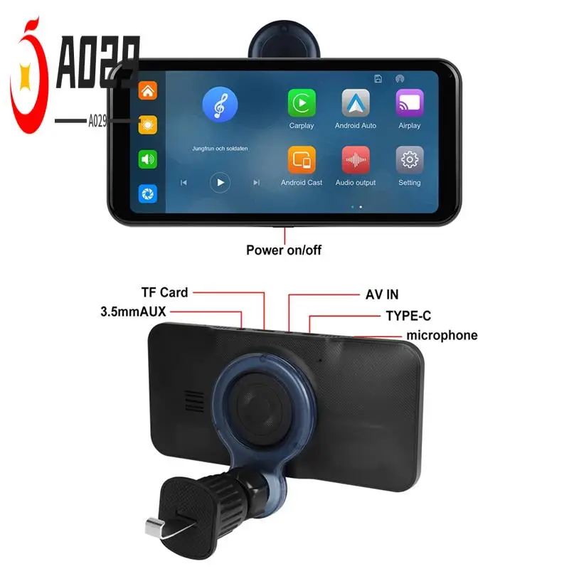 

A029-6.25In Screen MP5 Player Portable Bluetooth Car Radio Wireless Carplay Android Car Universal Multimedia