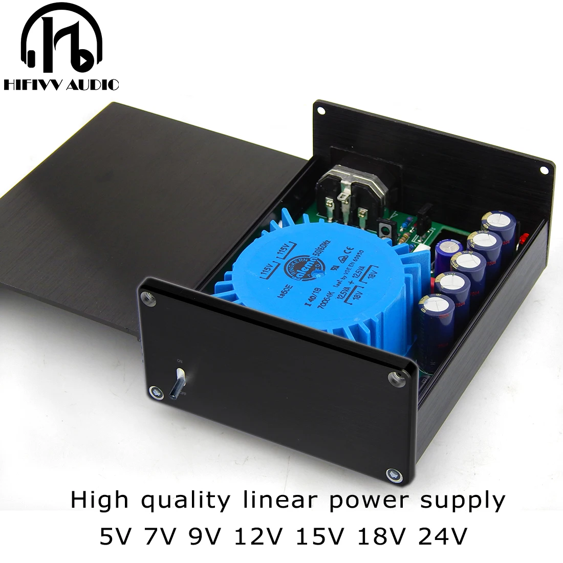 

25W 25VA Regulated Linear Power Supply Audio Amplifiers LKS LPS PSU DAC CD Player Adapter support 5V 6V 7V 9V 12V 15V 18V 24V