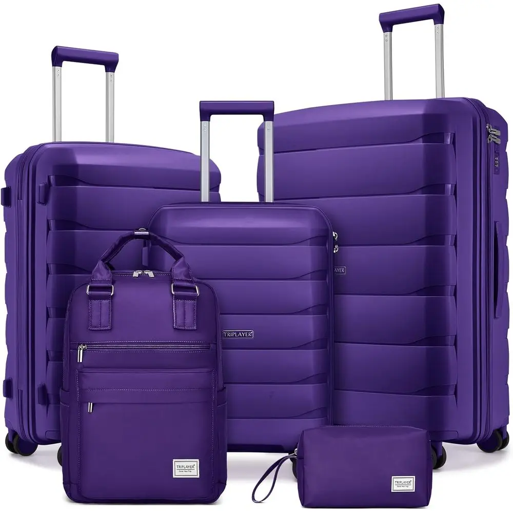 

Набор из 5 чемоданов Lage Sets, жесткий чемодан из полипропилена с колесами-спиннерами, для женщин