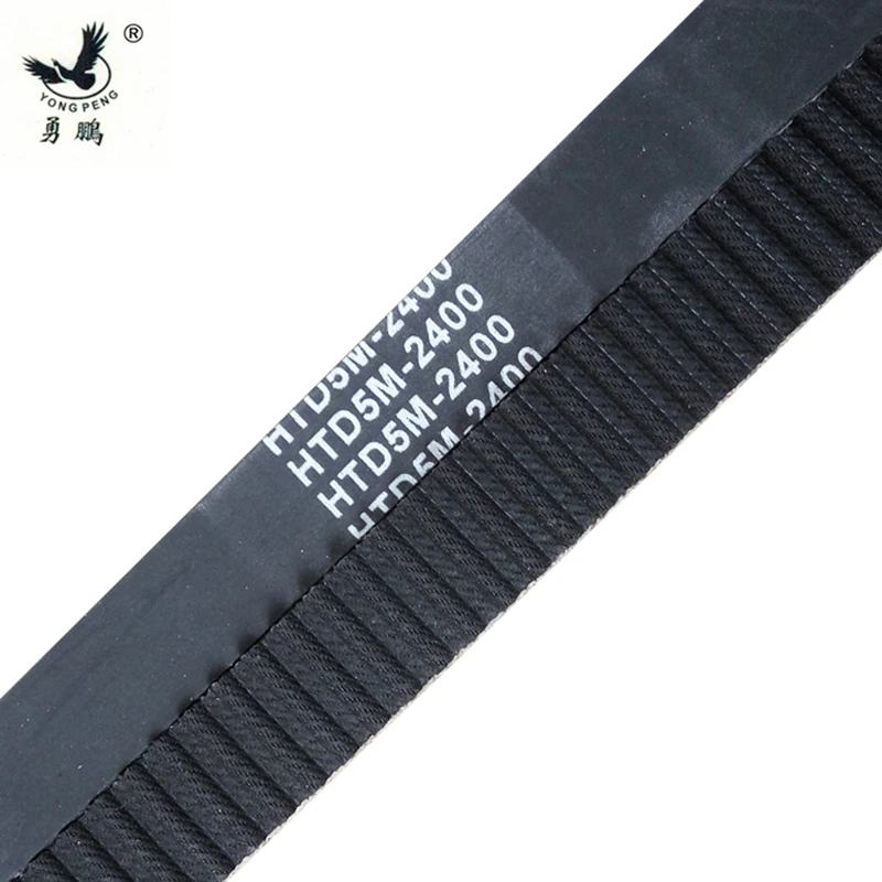 

1pc HTD5M belt 2400 5M 15 Teeth=480 Length 2400mm Width 15mm 5M timing belt rubber closed-loop belt 2400-5M S5M Belt 5M Pulley