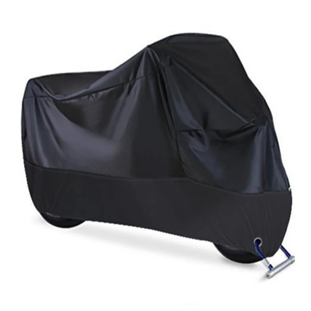 Motorcycle Cover Waterproof All Season Dustproof UV Protective Outdoor Indoor Scooter 190T Wear-resistant Fabric Motorbike Cover