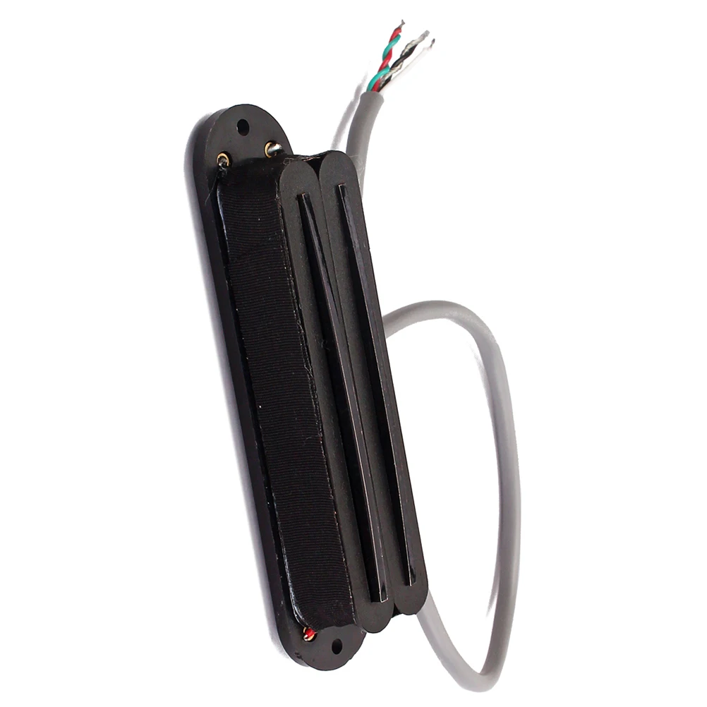 

Pickup Electric Guitar Parts Dual Hot Rail Fully Shielded 4 Wire Single Coil Black