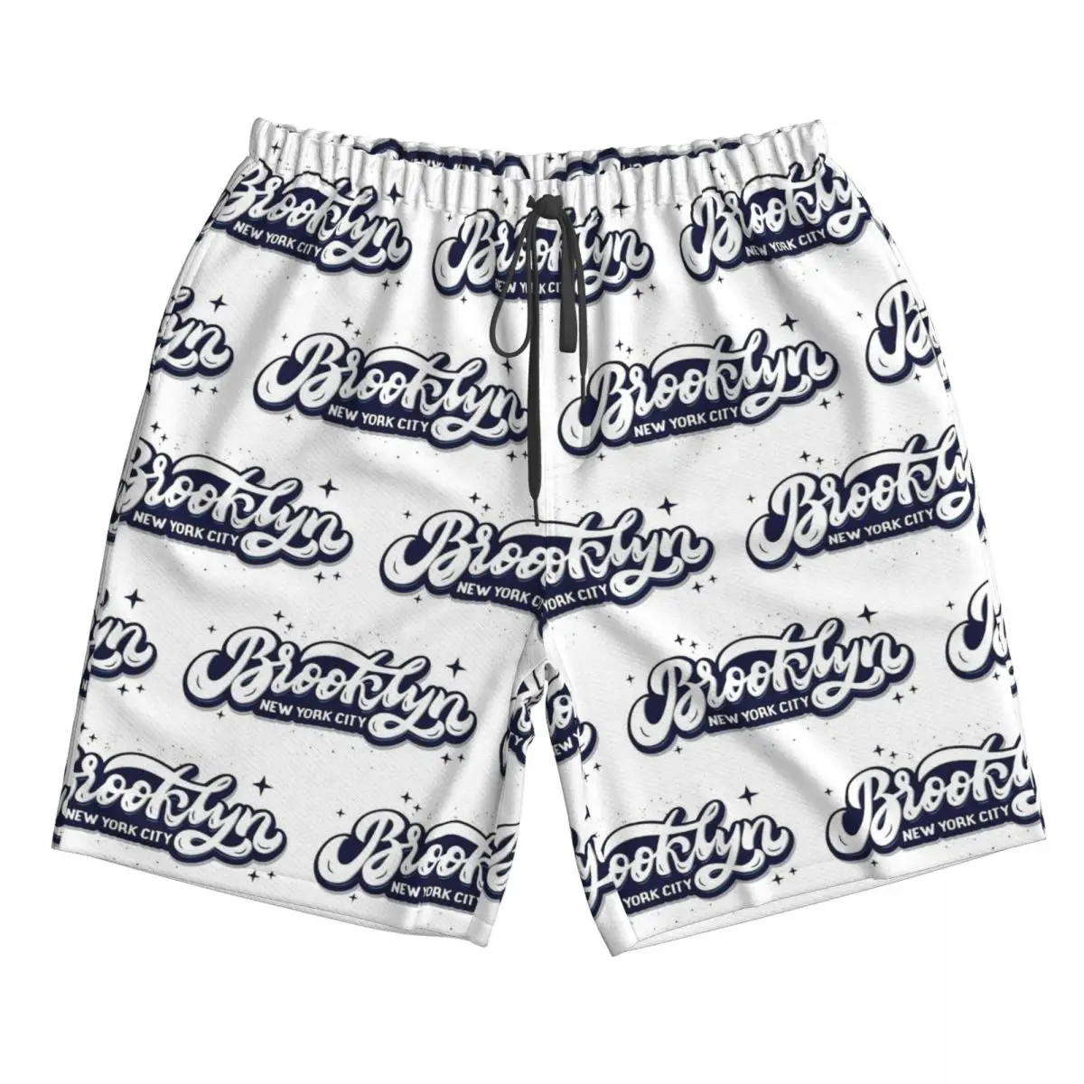 Brooklyn New York Trunks Beach Board Shorts Casual Quick Dry Swim Summer Men Pants
