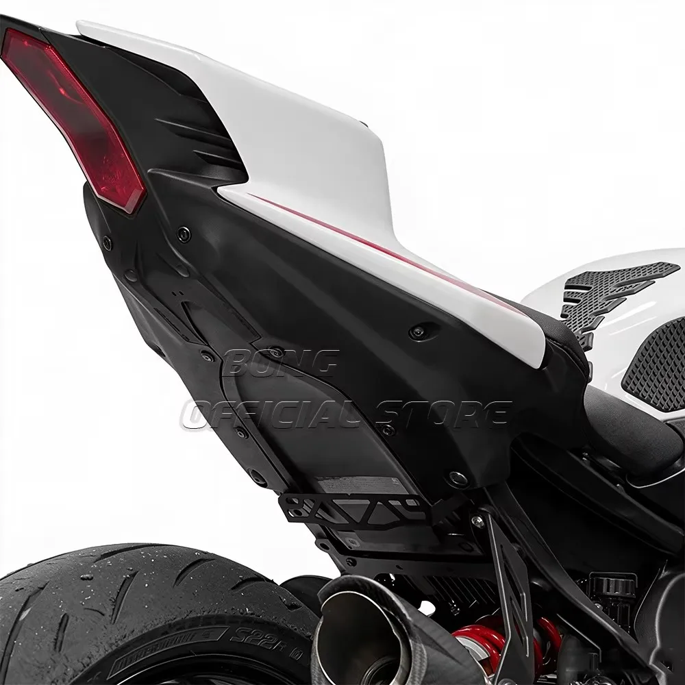 R9 License Plate Holder LOW-MOUNT FENDER ELIMINATOR BRACKET For YAMAHA FZF-R9 2025 2026 2027 Low-Position License Plate Bracket