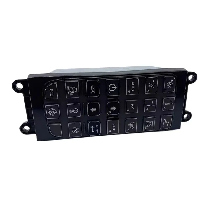 Excavator Parts EC200D 220D 380D 480D air-conditioning control panel switch air-conditioning keys