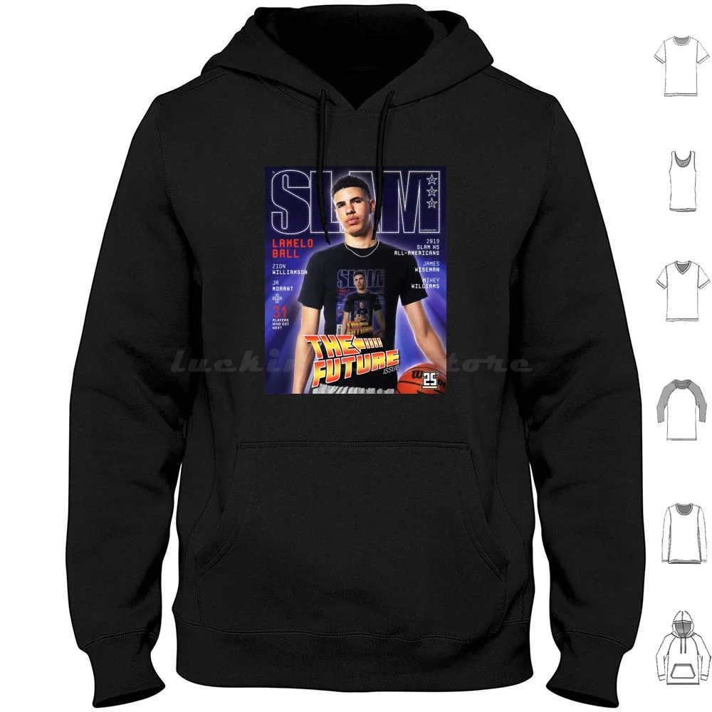 Lamelo Ball Slam Hoodie Cotton Long Sleeve Goat James La Taco Tuesday Ja Morant Ja Morant Slam Ad Lamelo Ball Bbb