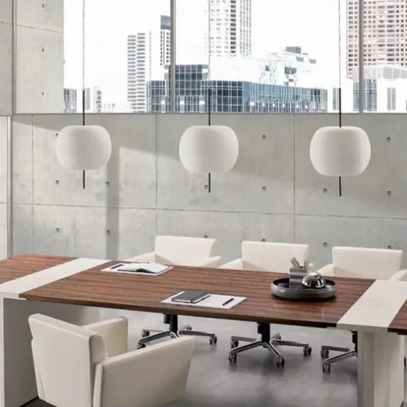 Frosted Glass Pendant Light Globe Design Decorative Ceiling Hanging Lamp For Dining Room Lighting