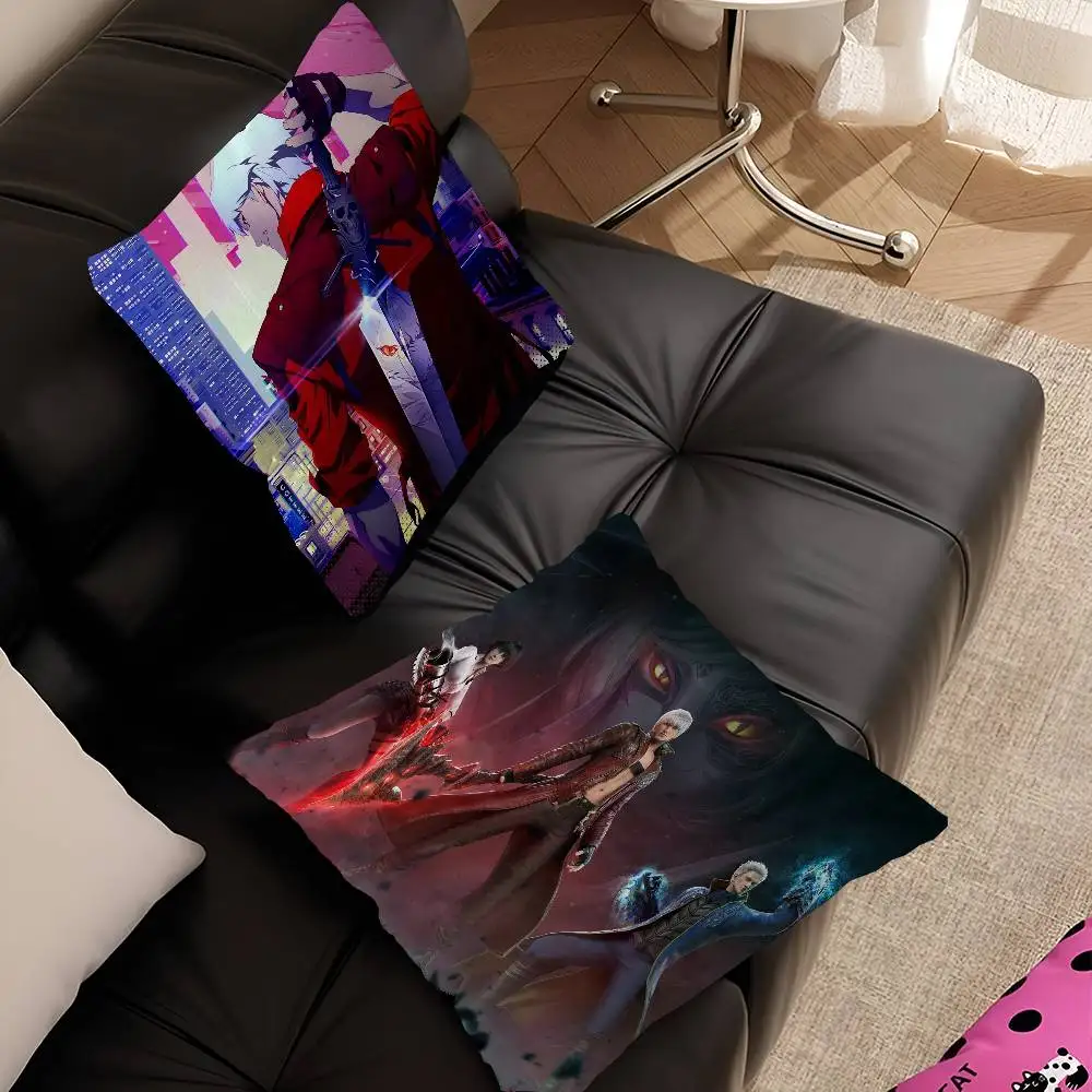 D-Devil May Cry cartoon pillow cover sofa cushion cover home room decoration children gift