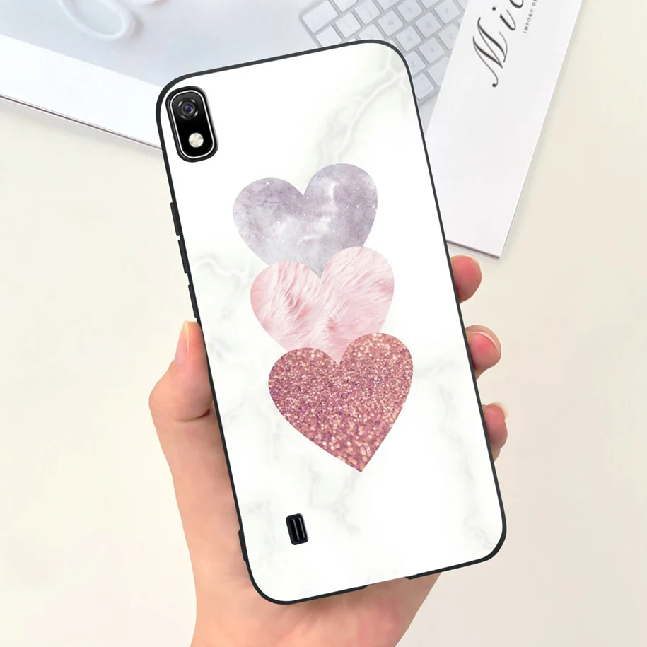 For Samsung Galaxy A10 Case SM-A105F Phone Cover Fashion Marble Astronaut Soft Silicone Funda For Samsung A10S A107F A 10 Bumper
