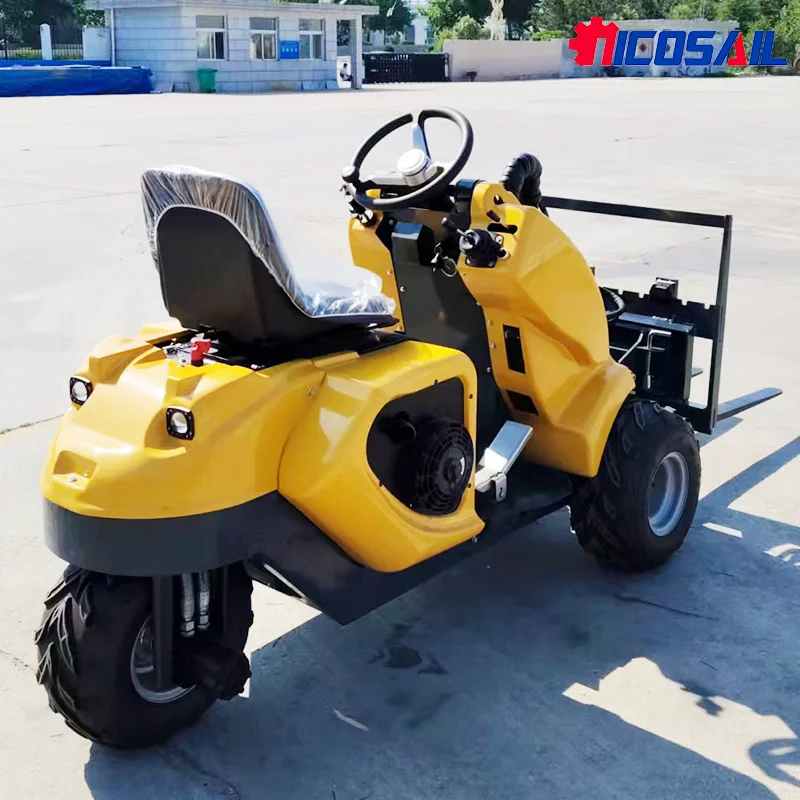 Venda quente Mini Skid Steer Loader de 3 rodas EPA e CE aprovado com sistema hidráulico durável e motor central frete grátis