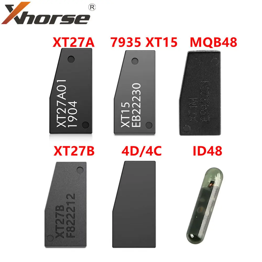 10PCS/lot Xhorse VVDI XT27A/XT27B /7935 XT15 /MQB48 Transponder /4D 4C /ID48 Chip