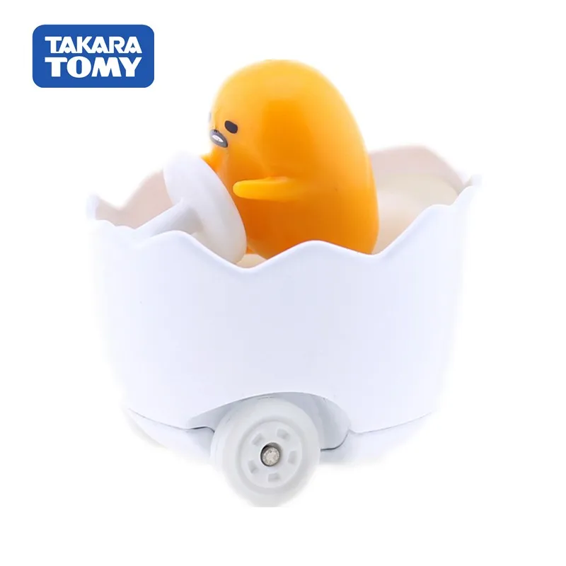 TAKARA TOMY Tomica NO.157 Gudetama Miniature Die-cast Alloy Car Model Children\'s Toys Boys and Girls Christmas Birthday Gift