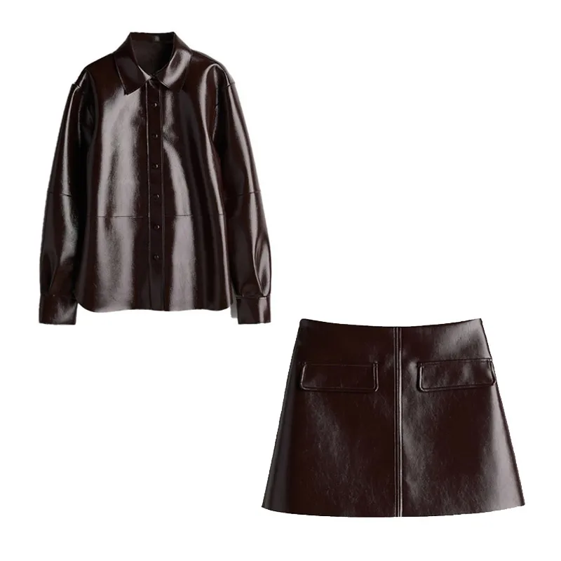 Chin.Sweety 2-Piece Skirt Set Black S 3