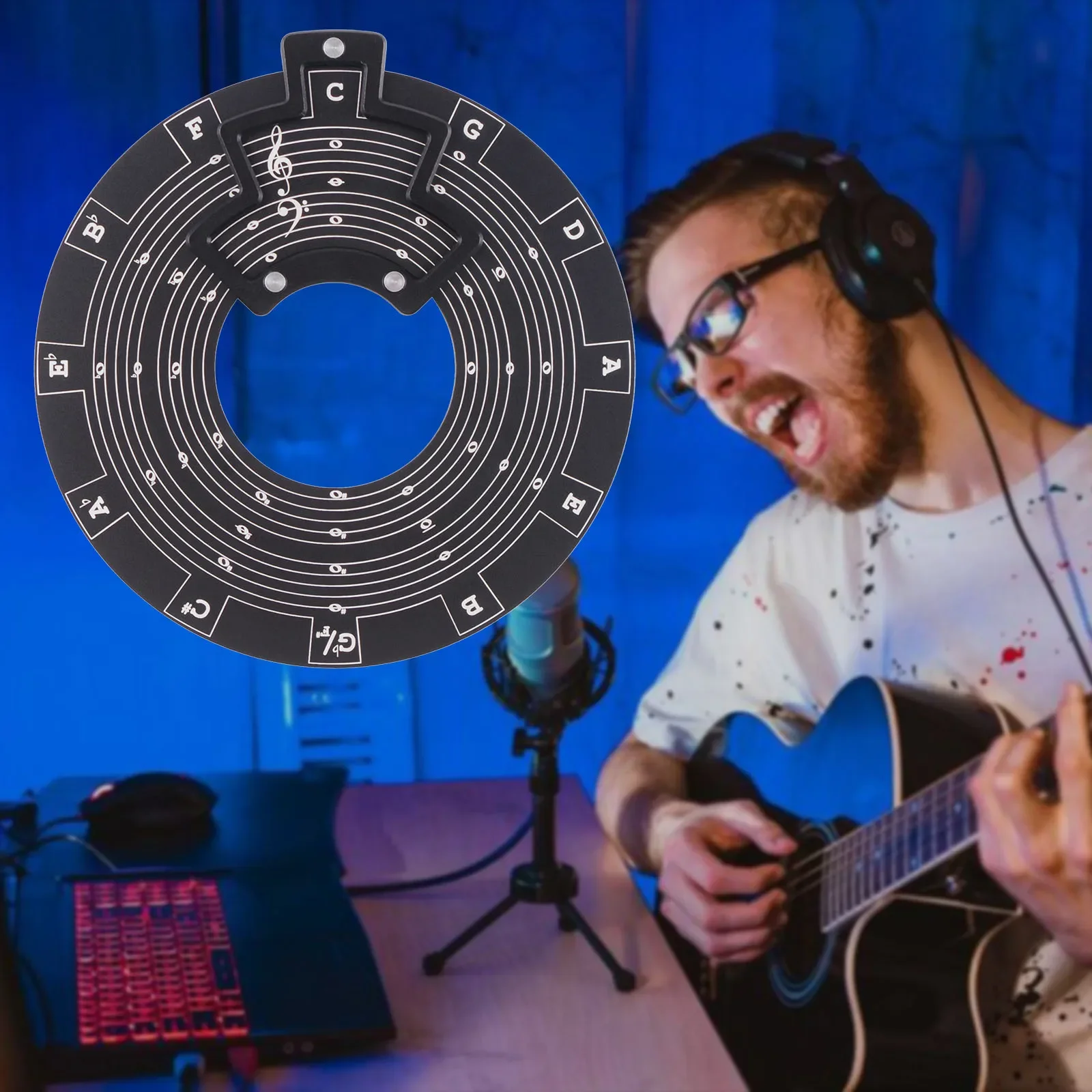 دائم الدورية نظرية الموسيقى عجلة المرحلة حاسبة وتر القرص ث/تقدم وتر مفتاح نقل الرسم البياني للعيش #2