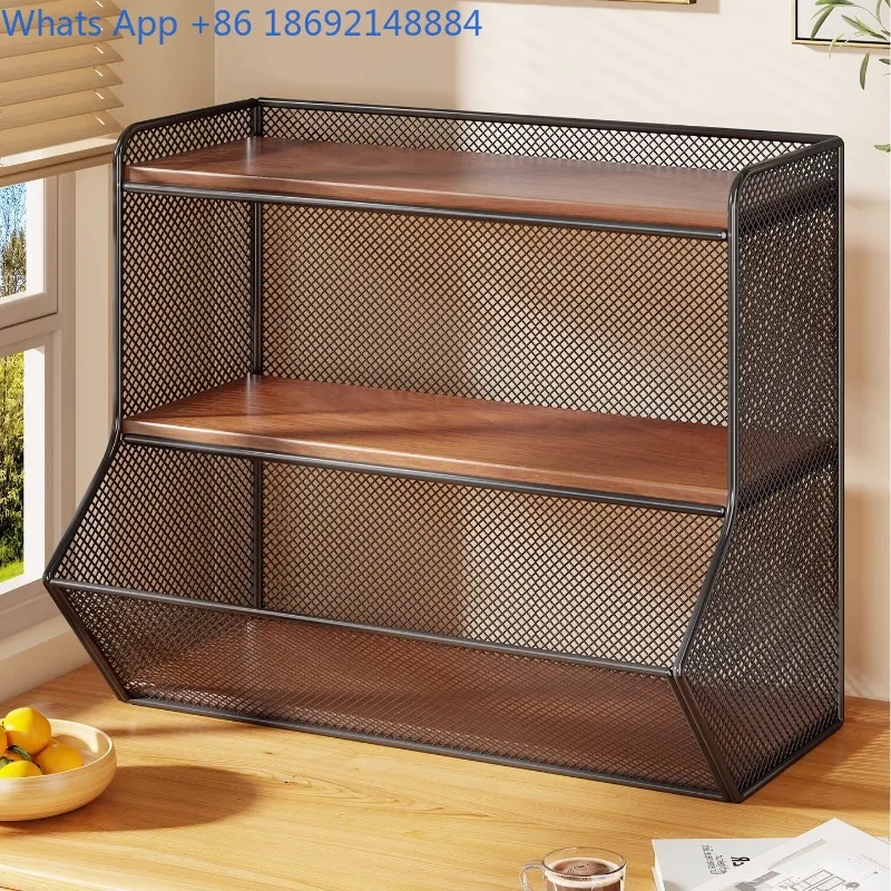 

Desk Surface Storage Rack Office Workstation Multi-layer Storage Cabinet Student Desk Layered Book Organizer
