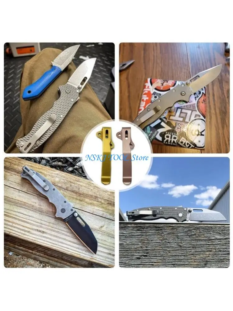 

L8RC Portable Deep Carry Cutter Clip Tool Crafted from High Strength Alloy Includes 3 Screws for Collectors and Enthusiasts