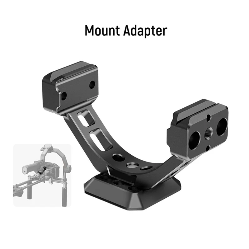 ABGI-Arca Pelat Rilis Cepat untuk DJI Ronin S RS 3 RS 4 Adaptor Dudukan Penstabil Gimbal Rig Bahu Stabilitas Yang Ditingkatkan