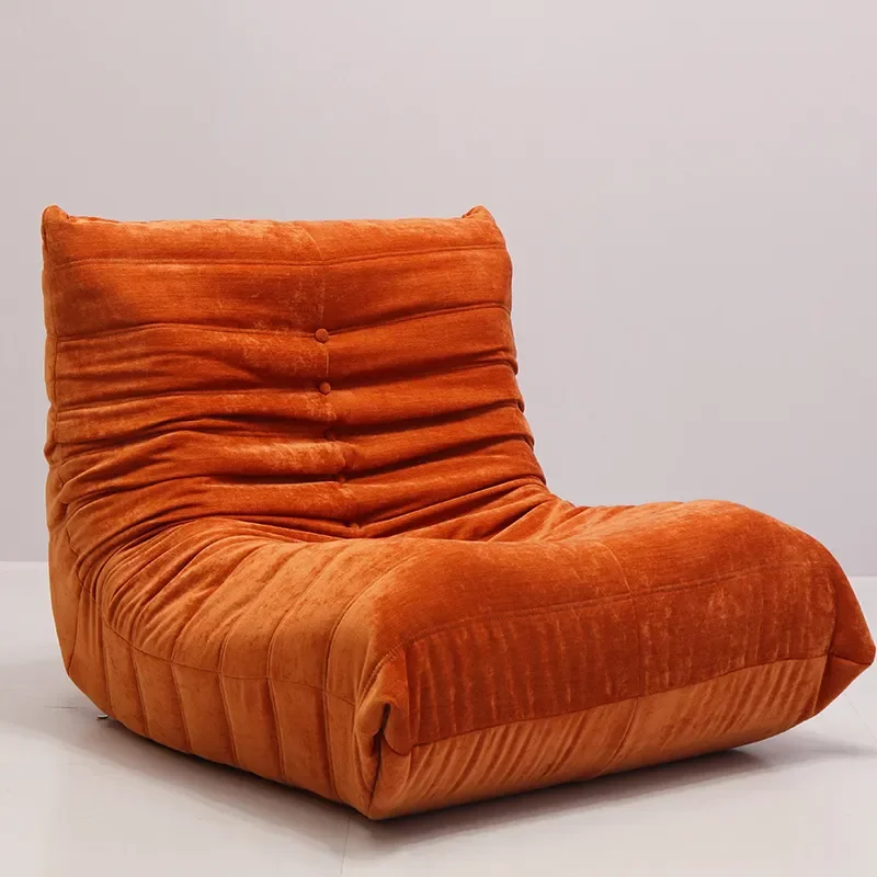 Modern Vacuum Compression Caterpillar Sofa Single Seater Soft Lazy Bag Creative Design for Living Room Bedroom Home Furniture
