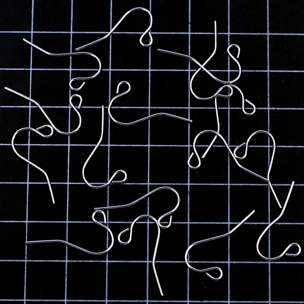 Free Shipping 12000Pcs Silver Tone Ear Wire Hooks Earring Jewelry Making Findings Charms Wholesale 20x10mm