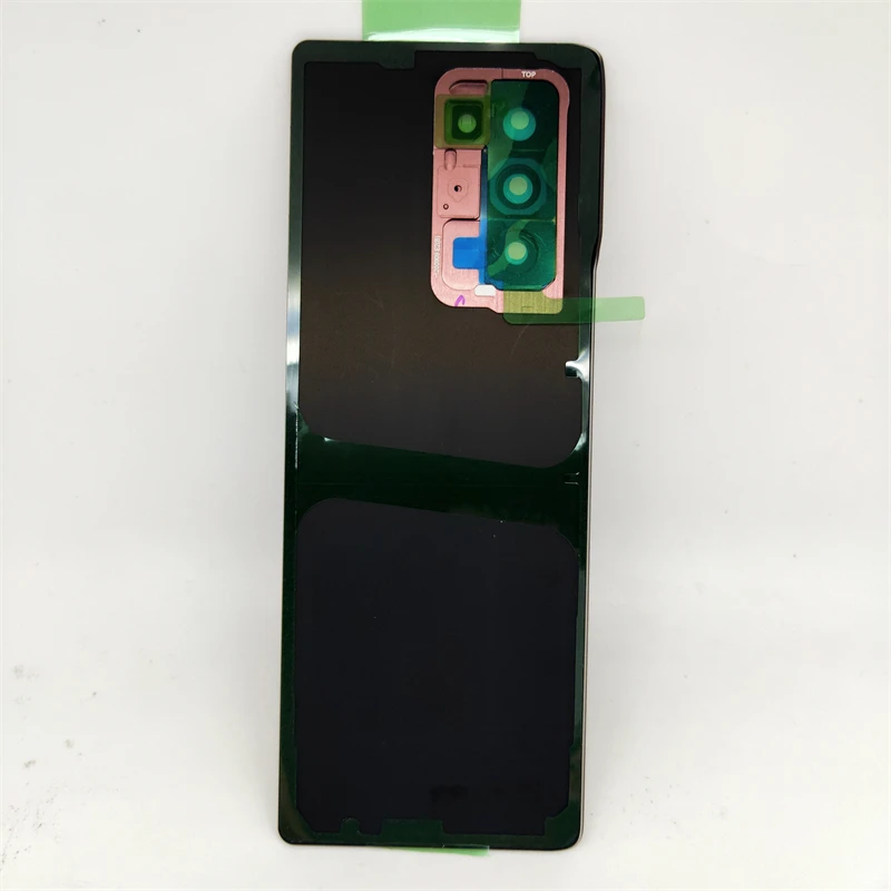 For Samsung Galaxy Z Fold 2 5G F916 Battery Back Cover Z Fold2 Rear Door Glass Panel Housing Case with Camera Lens Replace