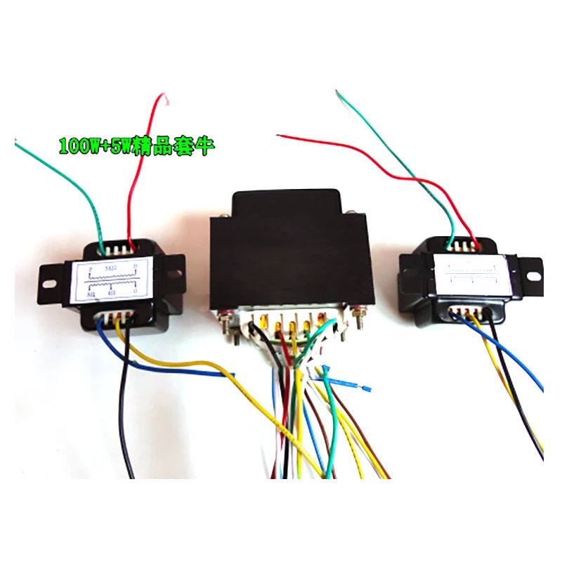 BAHOD 105w Trasformatore di potenza + Trasformatore di uscita single-ended 5w per 6P1 6P14 6P6P Amplificatore valvolare Amplificatore audio fai da te