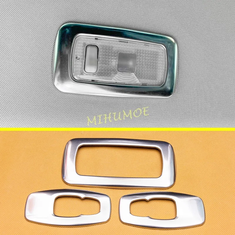 

Steel Front Rear Reading Light Switch Covers For Nissan Rogue 2021-2026 / X-Trail T33 2023-2026 Car Interior Accessories