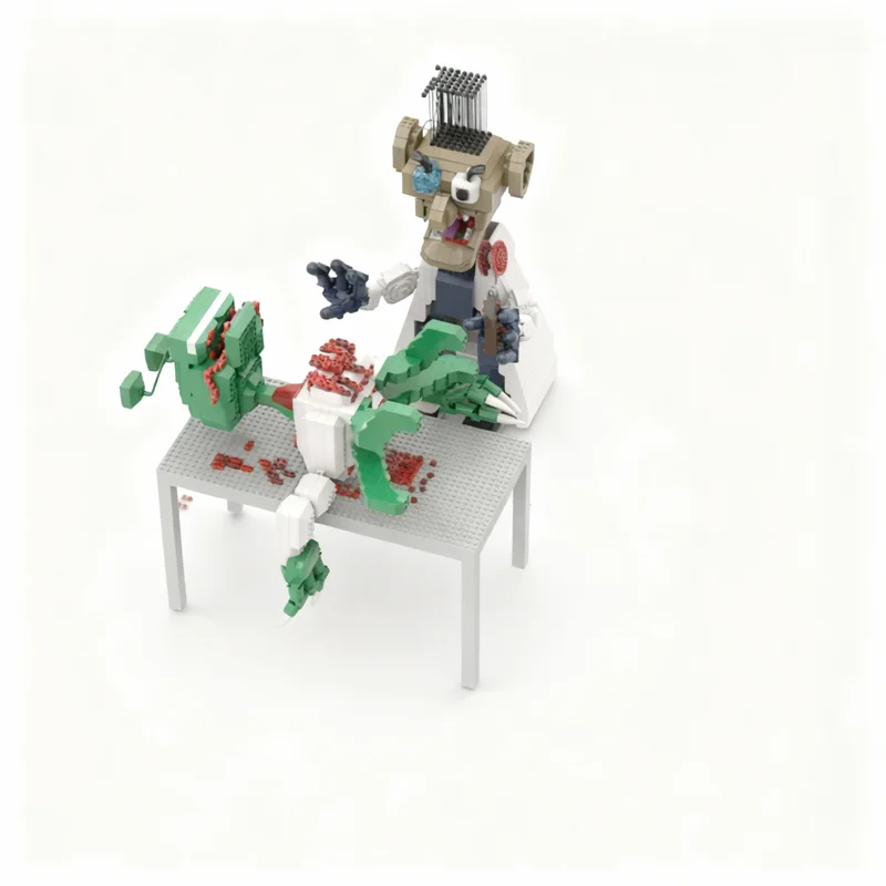 1688 stuks MOC Mad Scientist Originals Model Bouwstenen Speelgoed Assembleren Architectuur Kerstcadeaus DIY Creatief Idee Steentjes