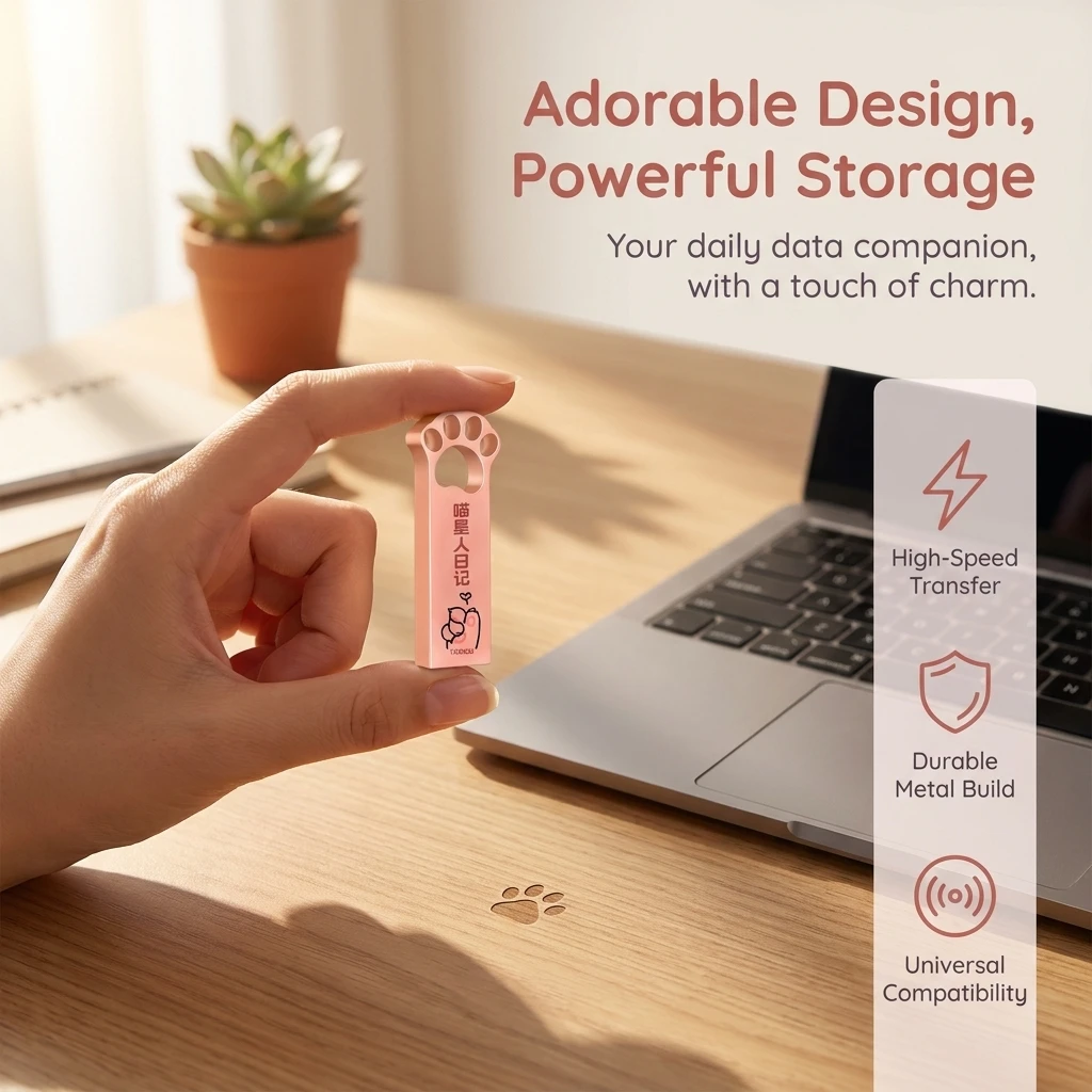 U Disk Large-capacity Usb Computer Car Pluggable Audio USB Disk USB 2.0