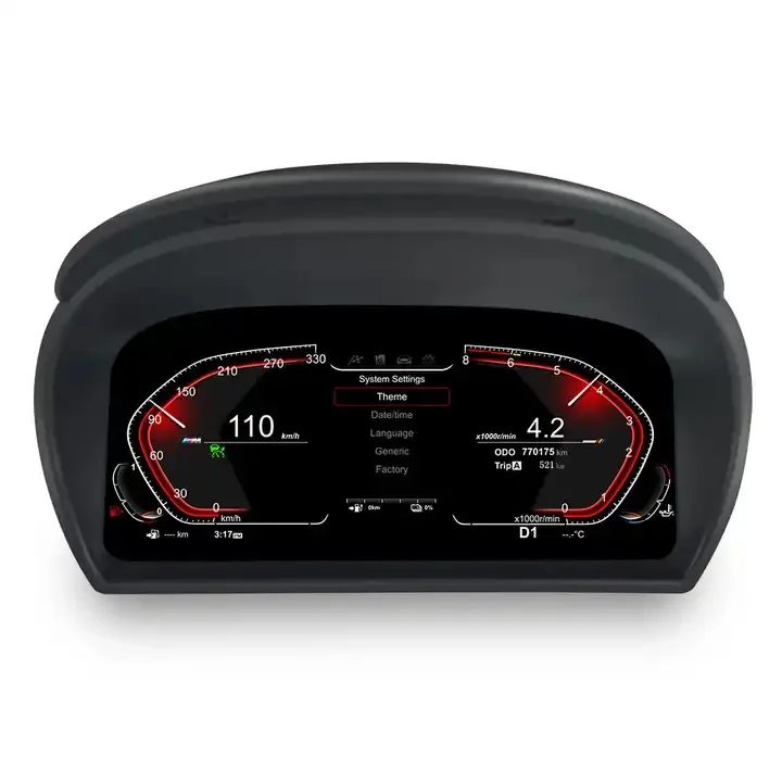 

Bosstar 12.3 Inch LCD Digital Cluster IPS Screen Car Dashboard Instrument For Z4 E89 2009-2016 Auto Meter Speedometer