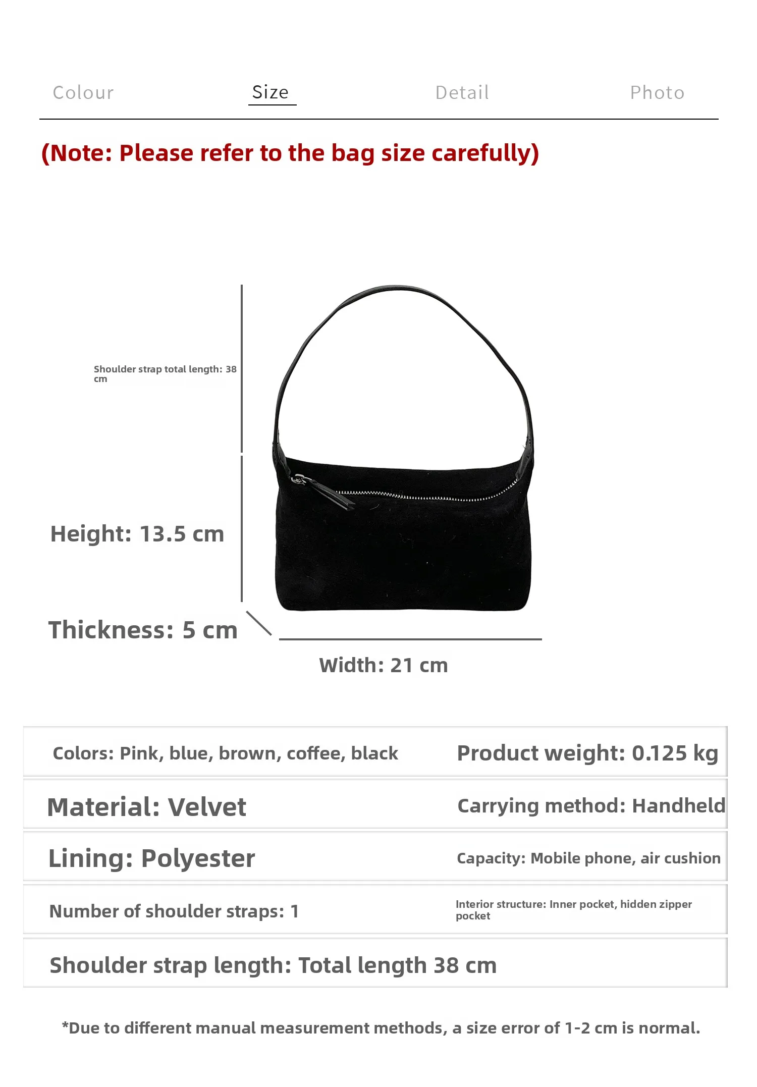 Bolso de Hombro de Gamuza a la Moda para Mujer, Bolso de Mano EMORRIN, Estilo Retro Otoño Invierno, Forro de Poliéster