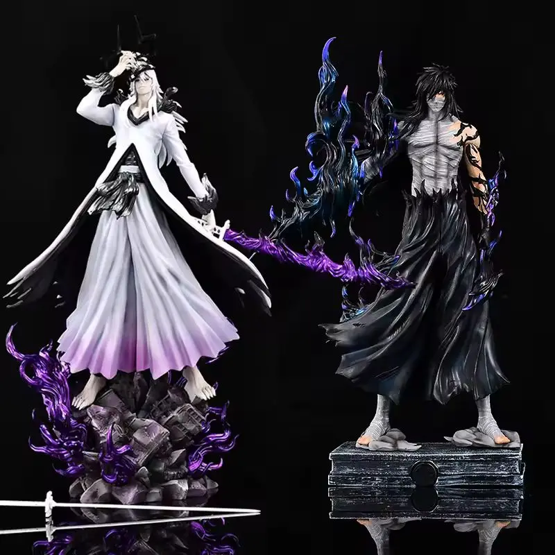 

33cm Anime Bleach Action Figures Kurosaki Ichigo Ulquiorra Cifer 1:1 Figurine Collection Desktop Model Doll Toys Christmas Gifts