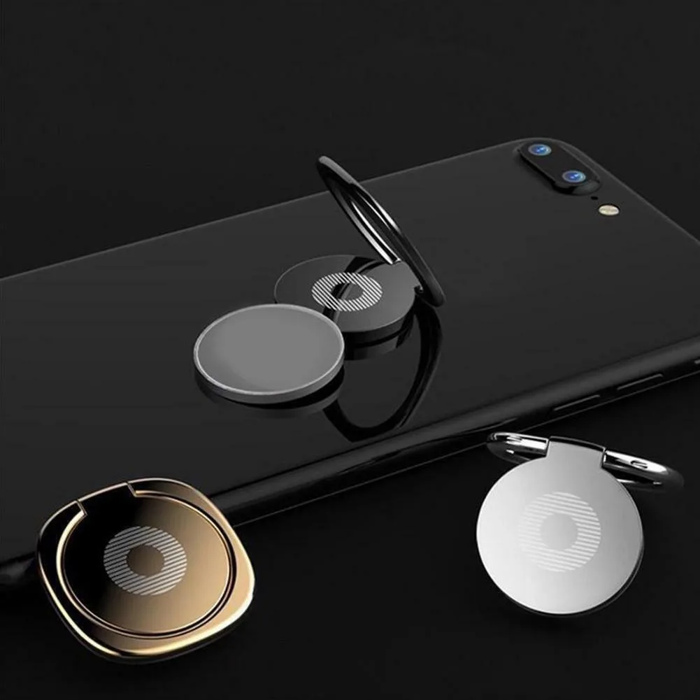 360 ° Drehbarer Handy-Griff Metallhalterung Tragbarer Ständer Universeller Faltbarer Fingerring-Ständer für iPhone 17 16 Pro Samsung – Detail 5