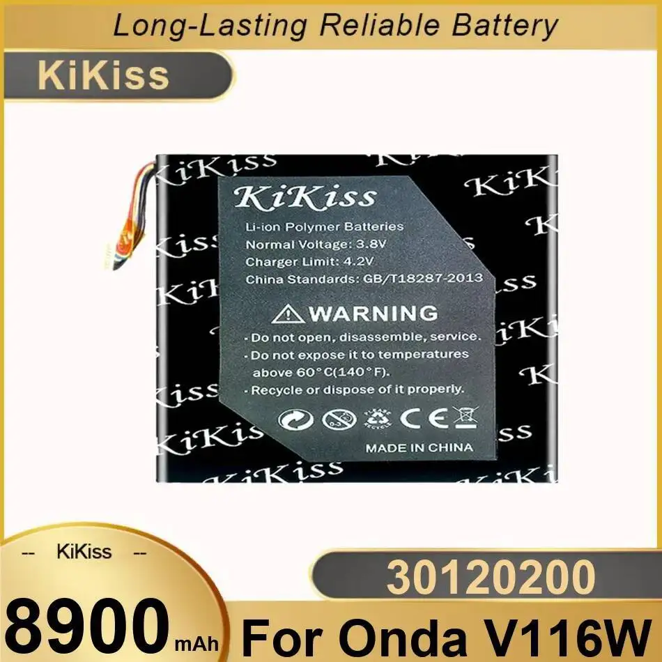 

For Onda V116W Good Low-Temperature Performance 8900Mah Long-Lasting 30120200 Laptop Battery