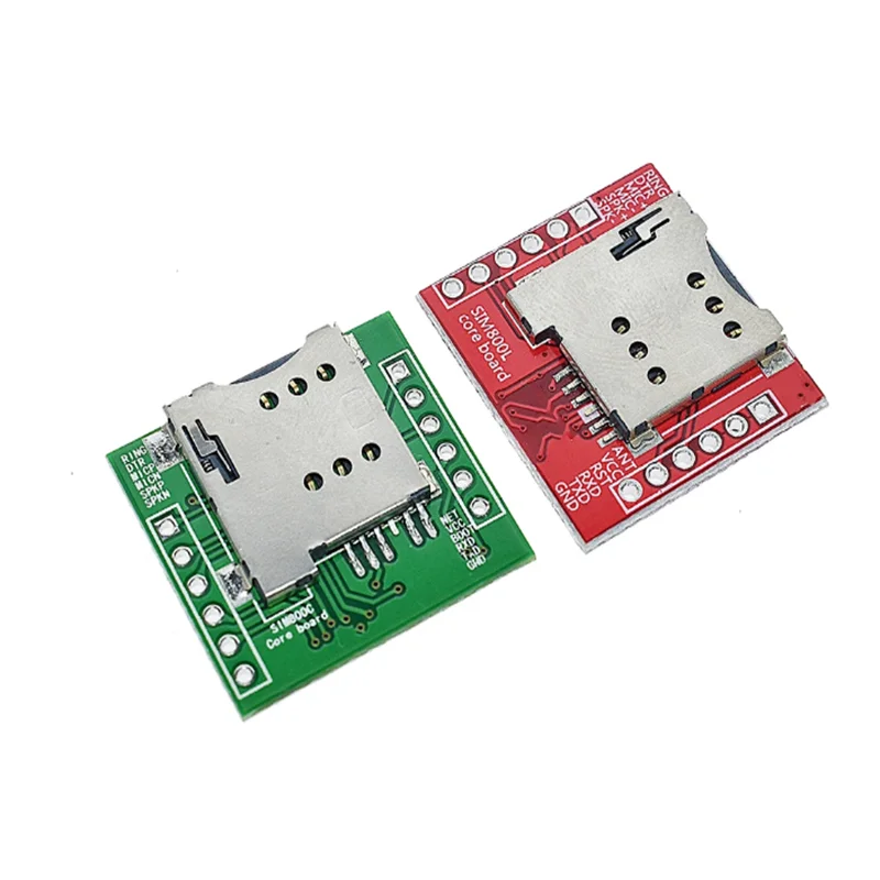 Placa Núcleo MicroSIM, Quad-Band, Porta Serial TTL, Cartão GSM, Módulo GPRS, Menor SIM800L, SIM800C