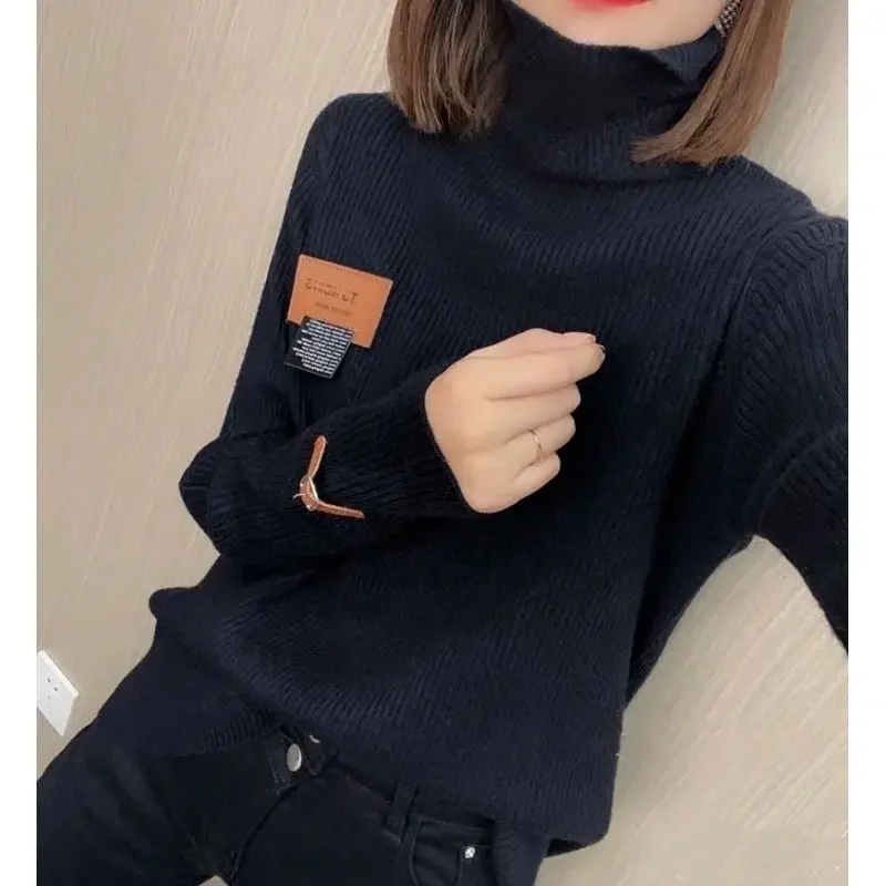 Ladies New Fashion Pullover Sweater Women Clothing Girls Autumn Casual Knitwear Female Woman OL Sweaters Vy1009-1